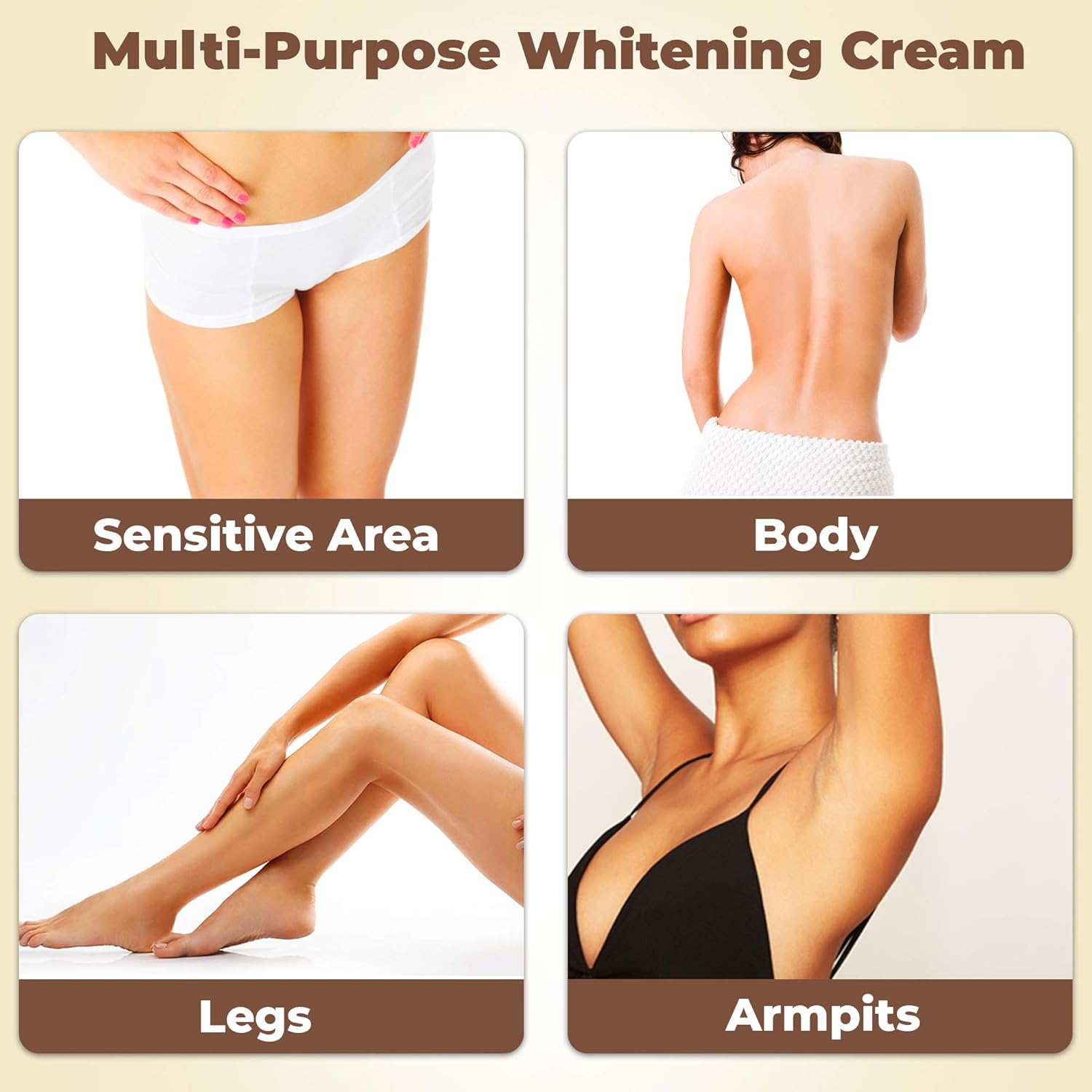 OMIC Lighten-Up Plus Active Skin Brightening Cream - 3.4 Fl oz / 100 ml - Daily Moisturzing Cream, For Face and Body - Image 5