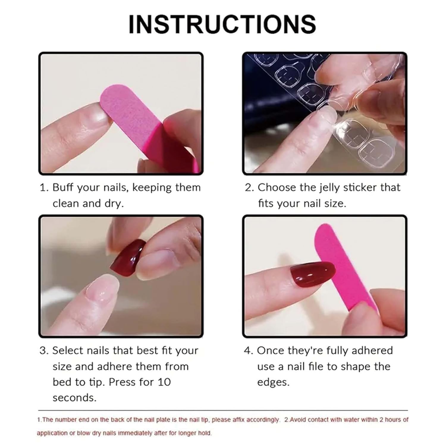 Orange Press on Nails Ombre Fake Nails with 3D Fruit Design Glossy Glue on Nails Artificial Acrylic Full Cover Stick on Nails Medium Coffin False Nails for Women Girls Spring Summer Manicure 24Pcs - Image 7
