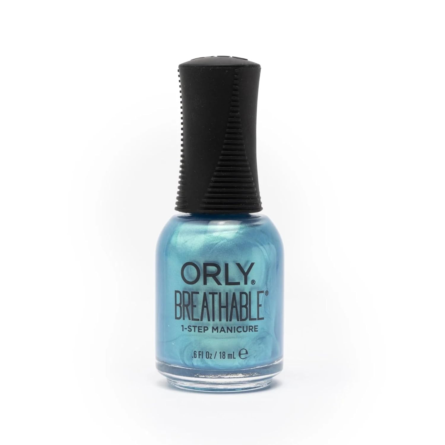 Orly Melting Point Turquoise Vlue Shimmer Nail Polish | Long-Wearing, Full Coverage Formula with Gripper Cap | Vegan & Cruelty-Free (Having A Smeltdown)