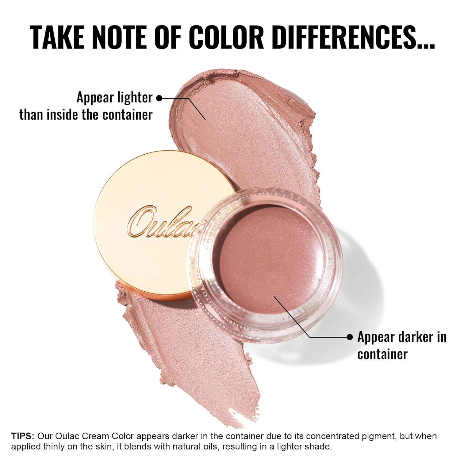 Oulac Matte Eyeshadow 3-in-1 Primer Eyeliner Palette Waterproof Smudge-proof Long-Lasting CM05 - Image 6