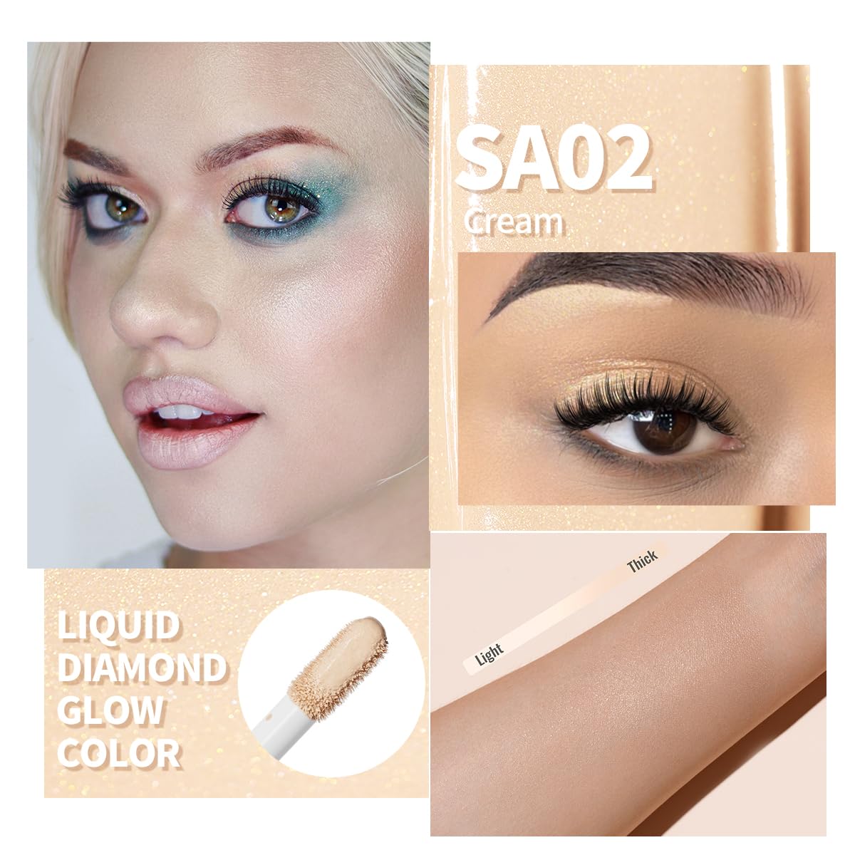 Oulac Matte Eyeshadow Nude Liquid Eyeshadow Eye Shadow Base| Long-Lasting, Full Coverage, Blendable & Smudge-Proof Formula| Vegan & Cruelty-Free Eye Makeup for Natural & Everyday Looks SA02 - Image 2