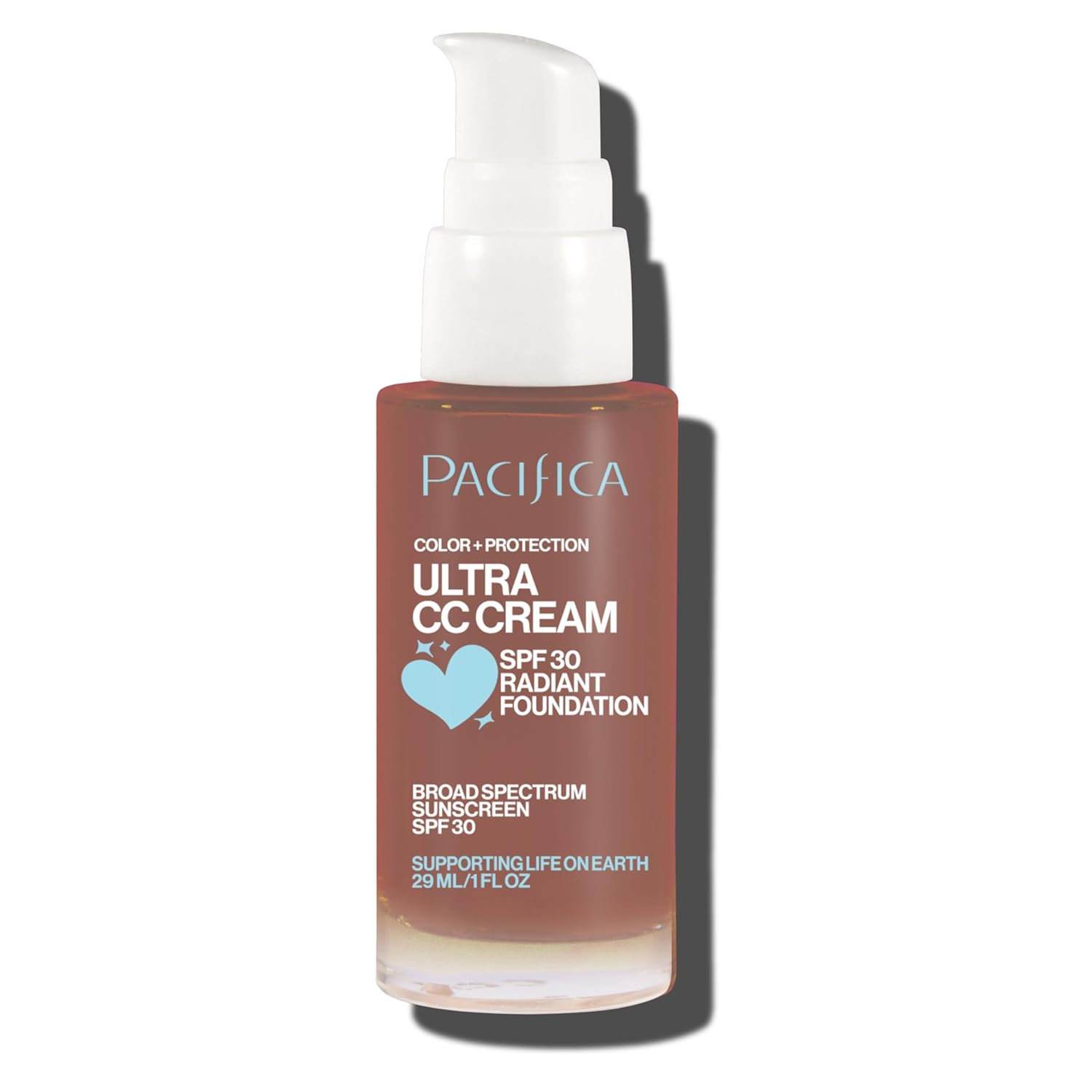 Pacifica Ultra CC Cream Radiant Foundation SPF 17 - Cool-Deep – Medium Coverage Color Correcting Cream, Dewy Finish, Mineral SPF, 1 oz - Image 19