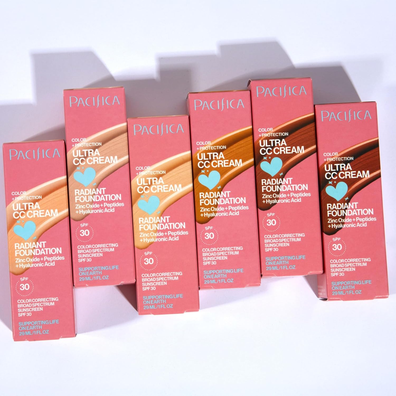 Pacifica Ultra CC Cream Radiant Foundation SPF 17 - Cool-Deep – Medium Coverage Color Correcting Cream, Dewy Finish, Mineral SPF, 1 oz - Image 15