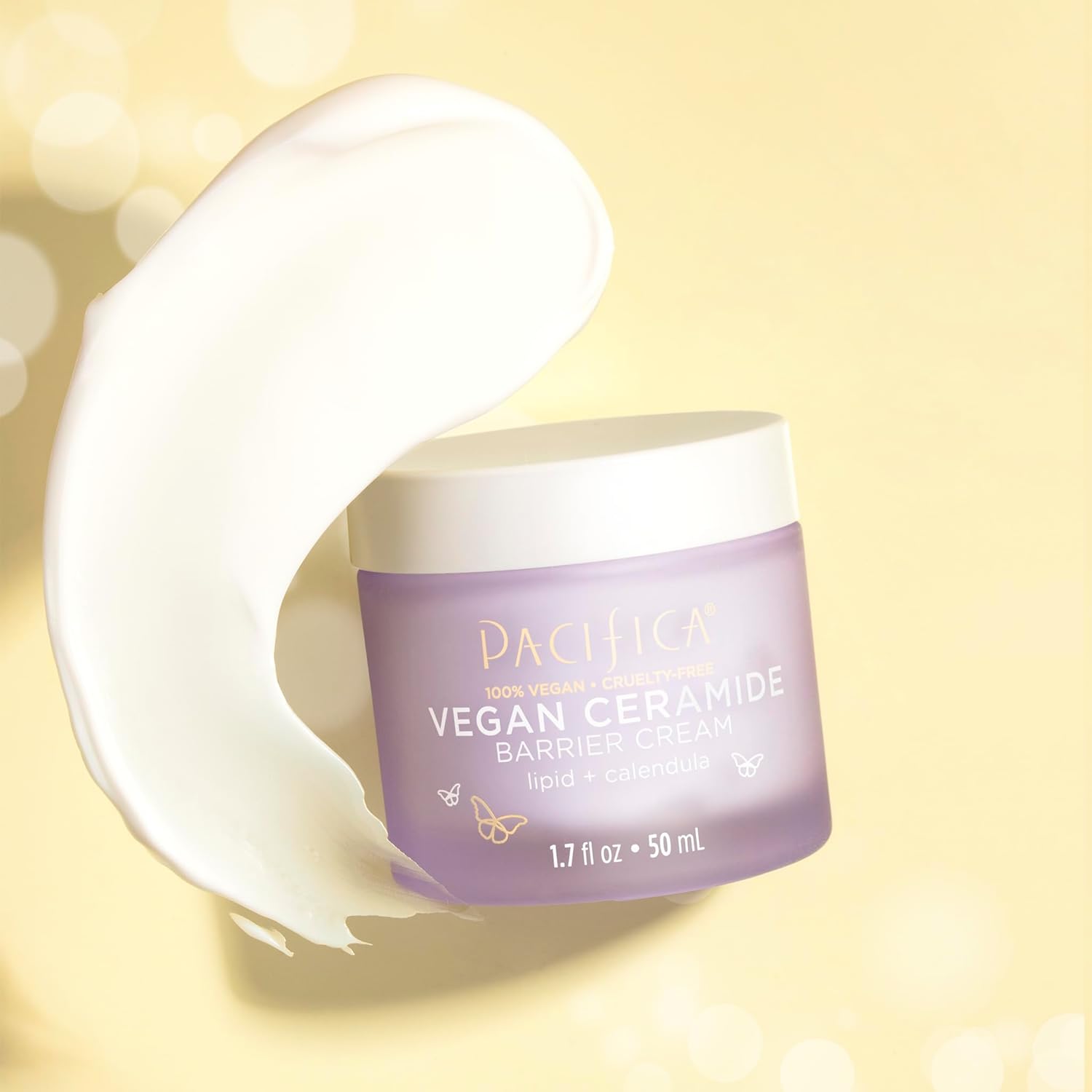 Pacifica Vegan Ceramide Barrier Face Cream with Niacinamide Shea Butter Fragrance Free 1.7 oz - Image 13