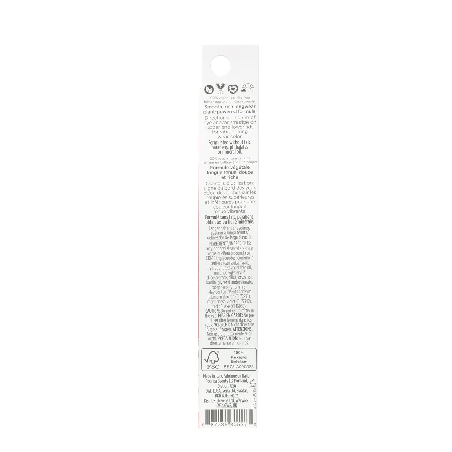 Pacifica Waterproof Eyeliner Pencil – Pastel Rose Pink Liner Longwear, Smudge-Proof, Eye Liner Eye Makeup Vegan & Cruelty-Free Ophthalmologist Tested - Image 10