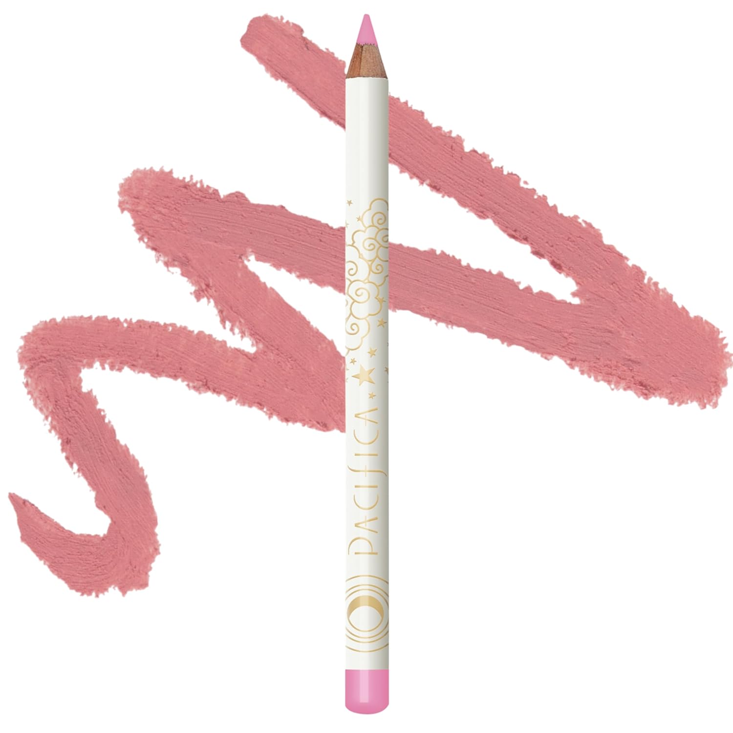 Pacifica Waterproof Eyeliner Pencil – Pastel Rose Pink Liner Longwear, Smudge-Proof, Eye Liner Eye Makeup Vegan & Cruelty-Free Ophthalmologist Tested