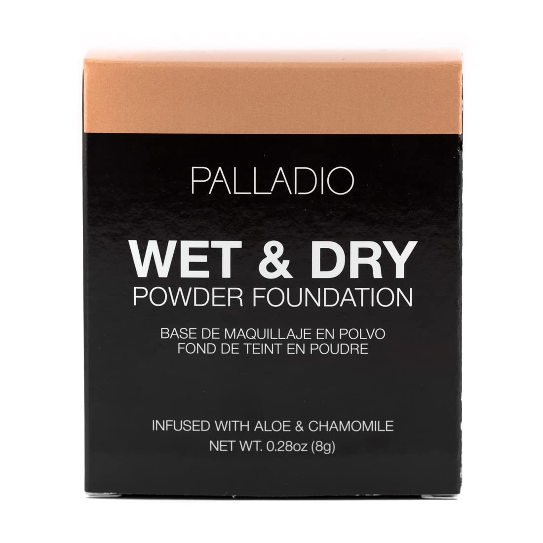 Palladio Dual Wet and Dry Foundation with sponge and Mirror, Squalane Infused, Apply Wet for Maximum Coverage or Dry for Light Finishing and Touchup, Minimize Fine Lines, All day Wear, Tawny - Image 5