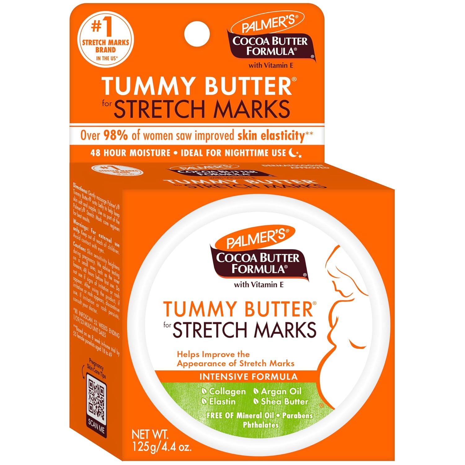 Palmer's Cocoa Butter Formula Tummy Butter Balm for Stretch Marks and Pregnancy Skin Care, 4.4 Ounces - Image 3
