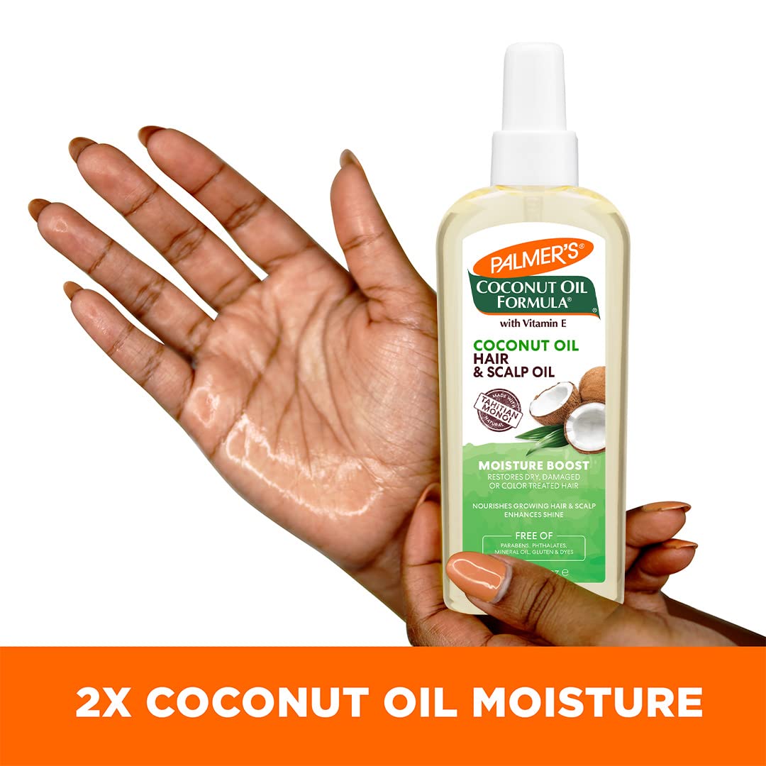 Palmer's Coconut Oil Moisture Boost Restorative Hair Scalp Oil Spray 5.1 Oz Hydration Shine - Image 5