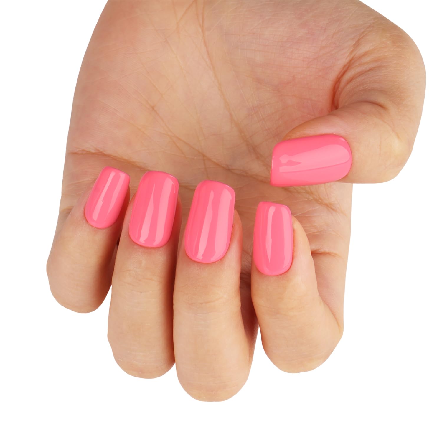 Pastel Coral Pink Gel Nail Polish,Macaron Coral Pink Gel Polish for Nail Art Starter or Manicure Salon, 0.51 Fl Oz - GP0022 - Image 5