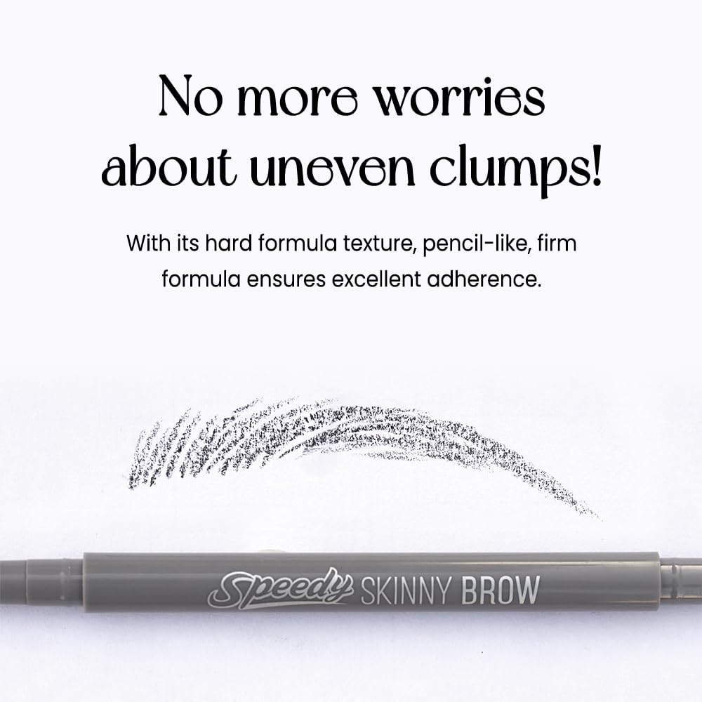 PERIPERA Speedy Skinny Brow (01 Gray Brown),1.5mm Precise Eyebrow Pencil, Dual-Sided Fine Tip Shades, Define Fills Brow Make up, K Beauty, Korean Make-up - Image 5