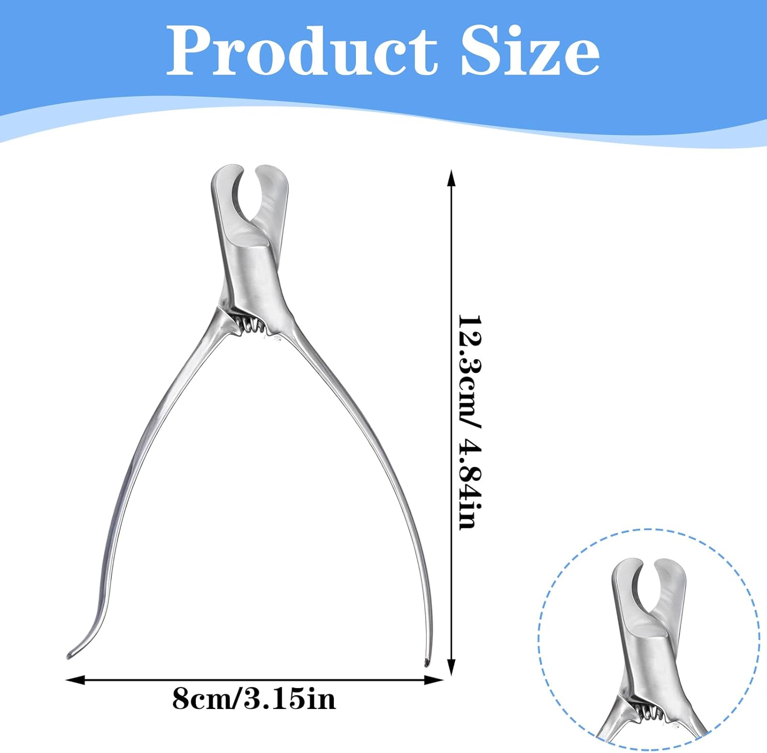Pet Nail Clippers Stainless Steel Wide Open Dog Cutter Professional Easy Sharp Claw Razor Grooming Tool for Thick Toenail Large Medium Pet Rabbits Guinea Pigs - Image 2