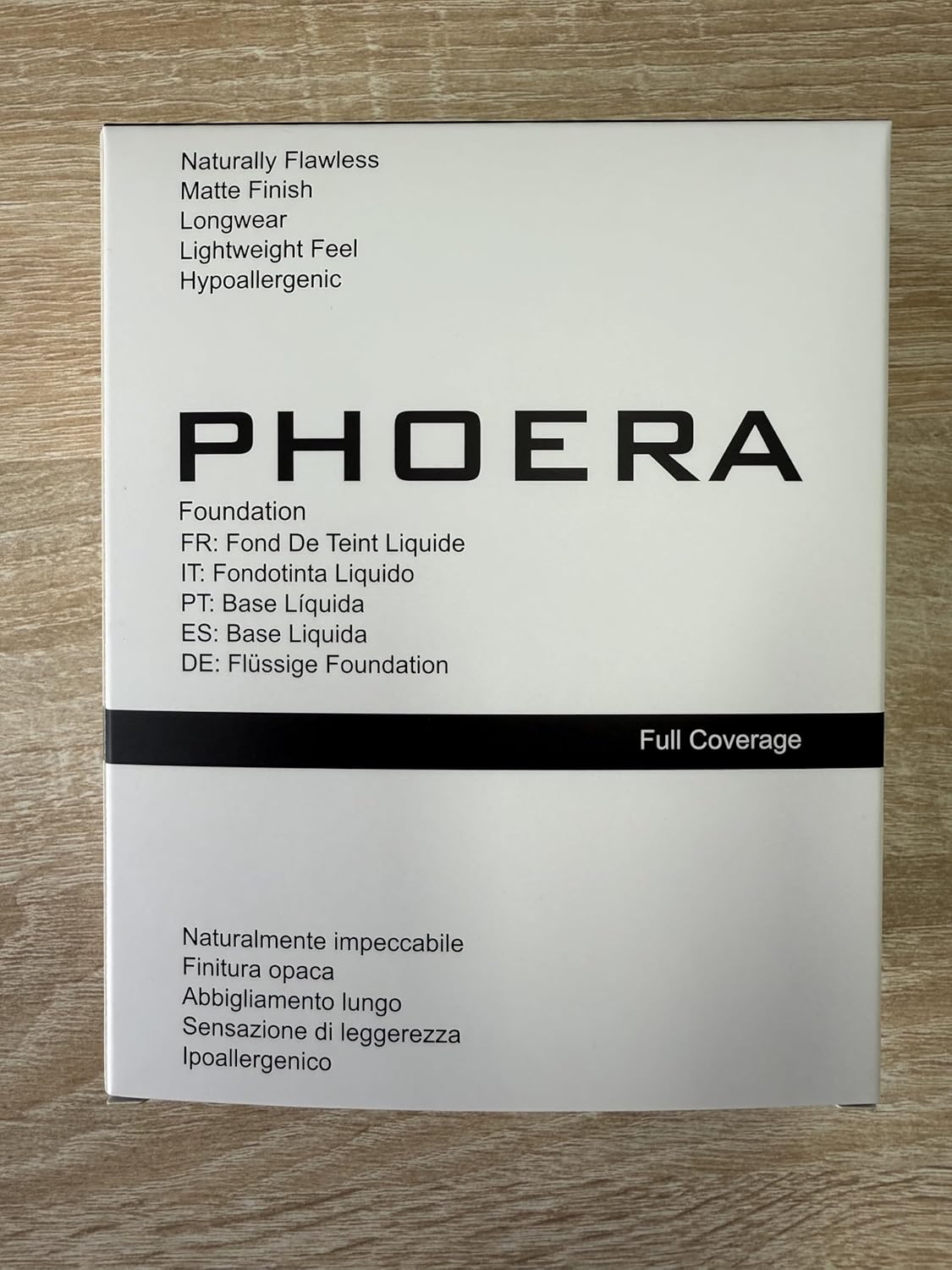 PHOERA Foundation,Full Coverage Foundation, Primer,Powder,Concealer, Makeup Setation Brush Powder Brush,2 Makeup Sponge(2 PCS #103 Warm peach) - Image 7