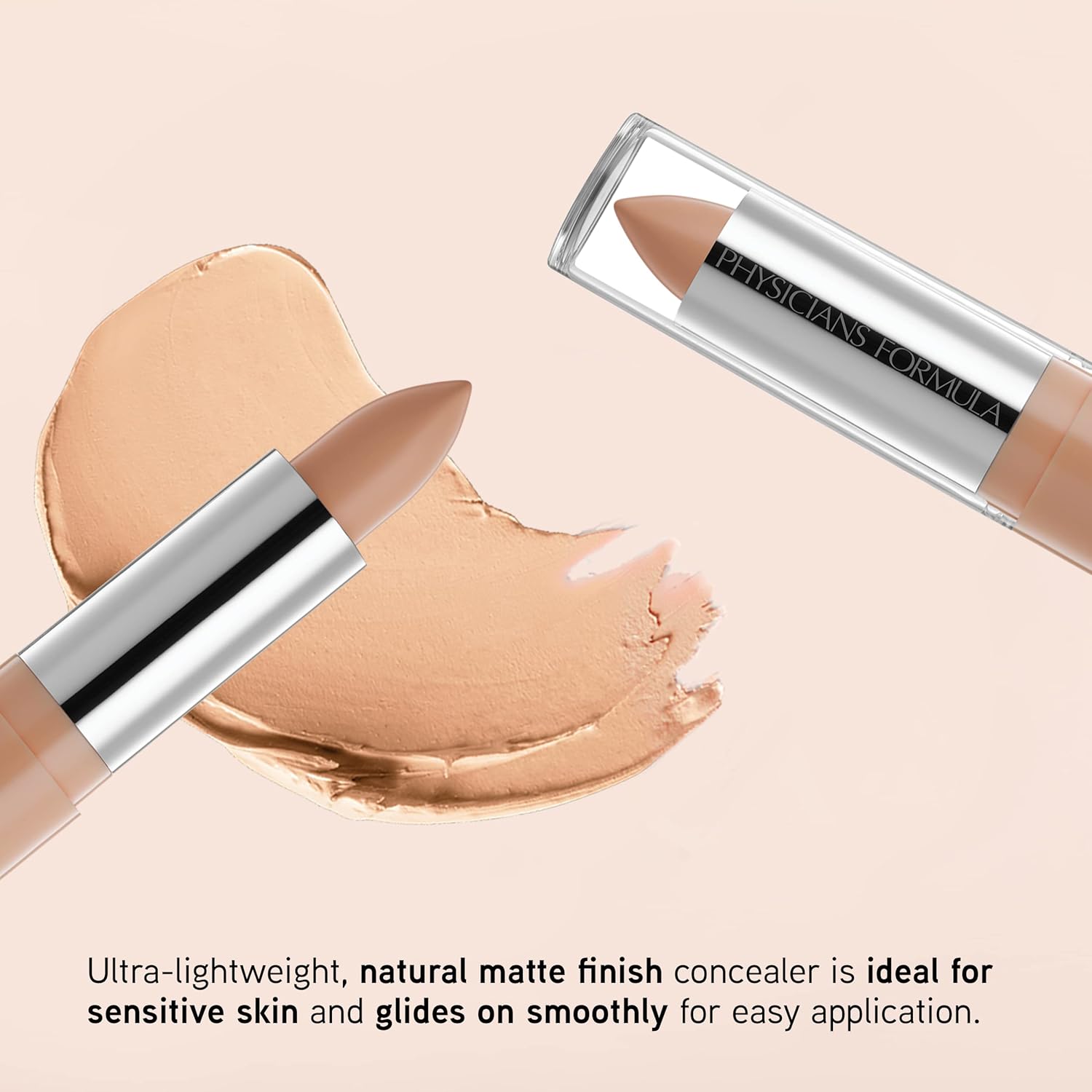 Physicians Formula Gentle Full Coverage Concealer, Light Cover Concealer Stick, Eyes, Face, Dermatologist Tested (Packaging May Vary) - Image 7