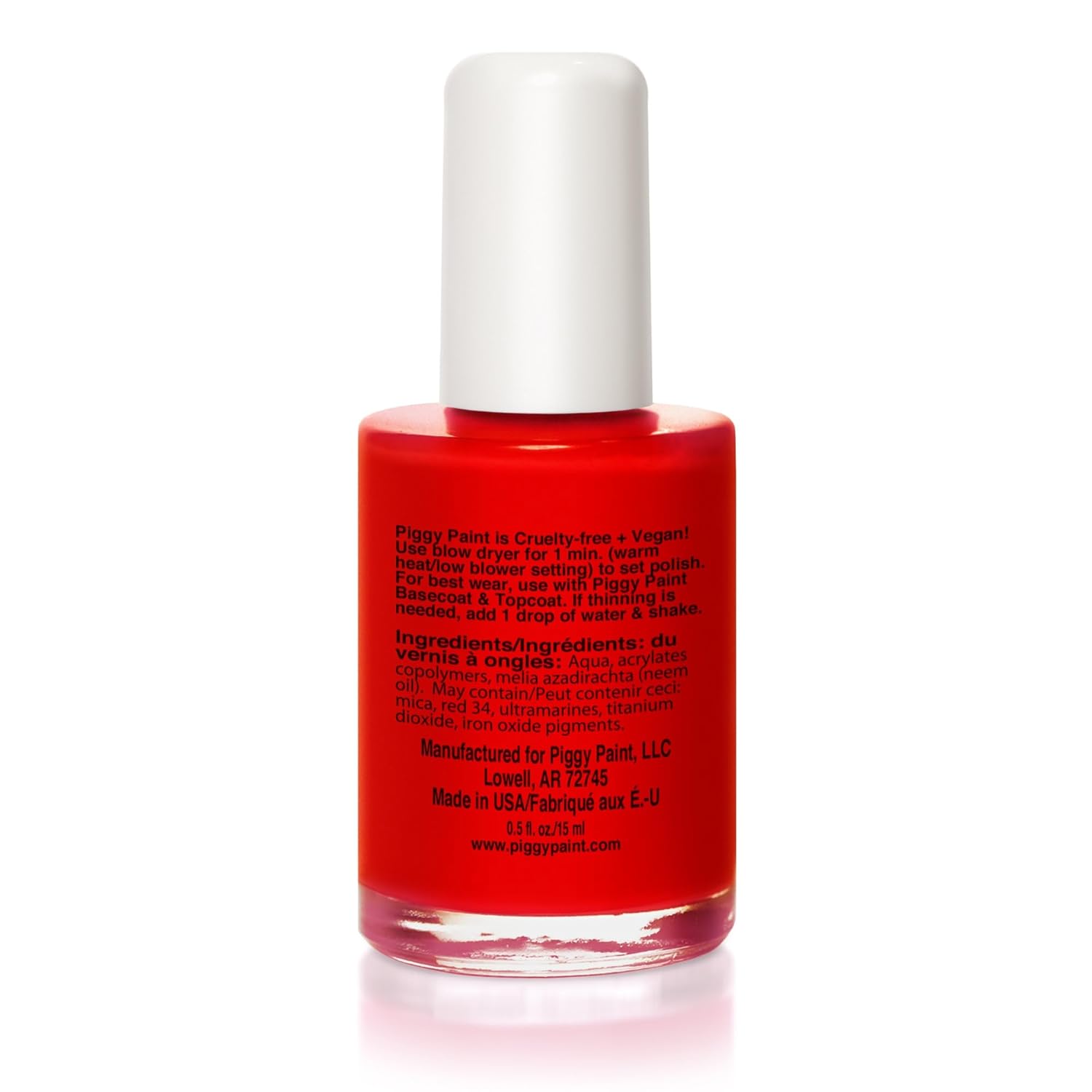 Piggy Paint Non-Toxic Girls Nail Polish 0.5 oz Safe Vegan Cruelty-Free - Image 2