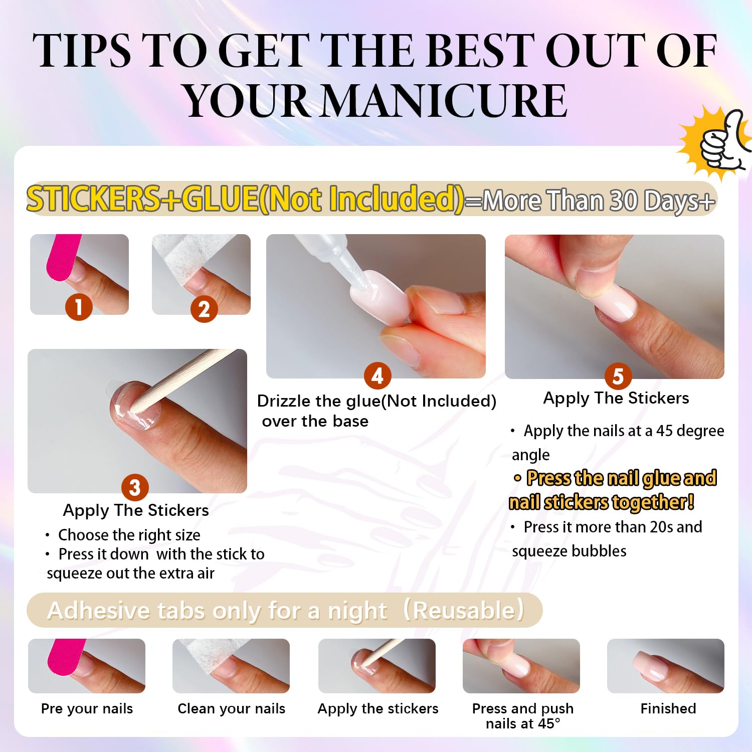 Pink Glazed Donut Press on Nails Short Square, Coral Pink Chrome Nails Press ons for Women, Aurora Glue on Nails Short Coffin, Reflective Mirror Shinny Acrylic Nails Light Weight & Fit Perfectly - Image 7