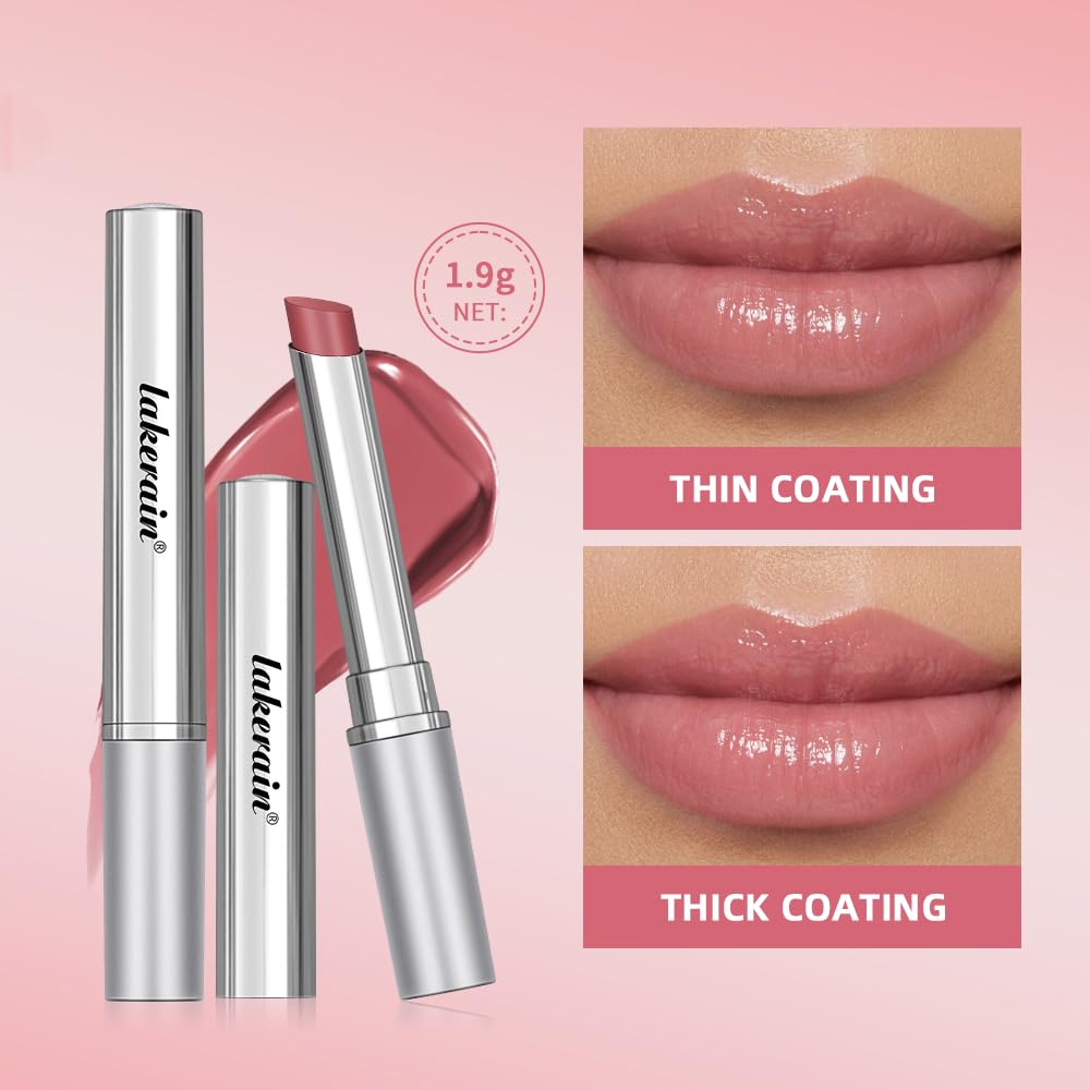Pink Honey Lipstick Tinted Lip Balm - Sheer Hydrating Lipstick for All Skin Tones - Moisturizing Lip Color, Nourishing Lip Balm with Natural Black Cherry Tint - Image 6