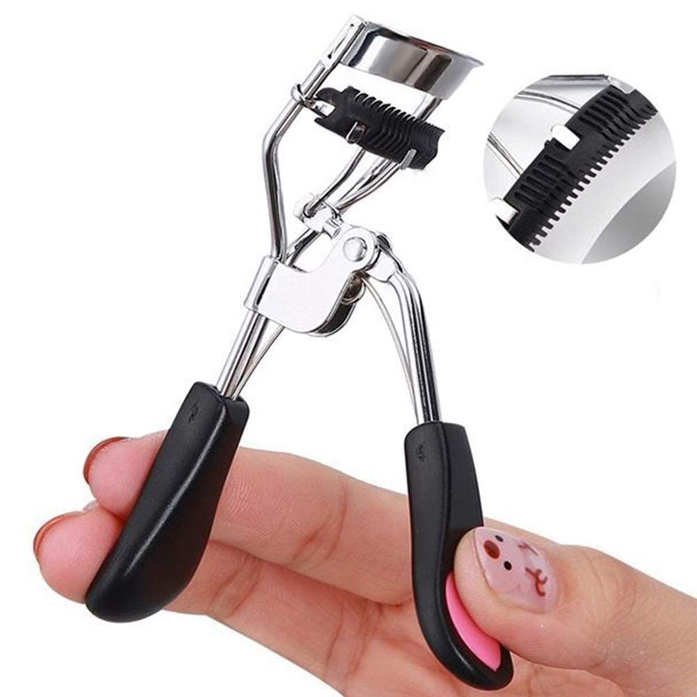 Pinkiou Eyelash Curlers with Comb and Eeylash Separator Set Professional Lash Curler with Built-in Comb Ergonomic Heart-Shaped Handle and Eyelash Comb Tool for Daily Makeup - Image 3