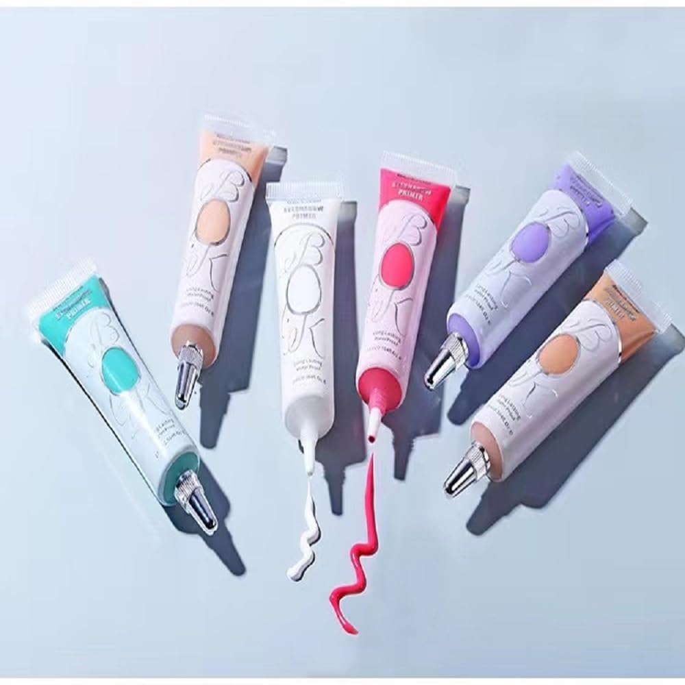 Popular moisturizing eye primer concealer coloring base makeup long-lasting makeup effect waterproof and sweat-proof stage daily makeup (white)