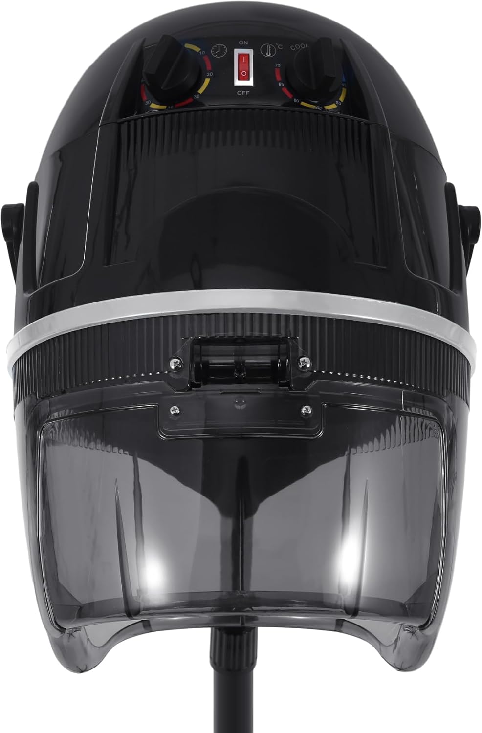 Professional 1050W Standing Hair Dryer, Fast Hair Drying Low Noise for Salon, Adjustable Temperature 0-167℉, Timer 0-60 Min, Height 31-51 Inches, Hooded Hair Dryers for Salon Home Black - Image 3