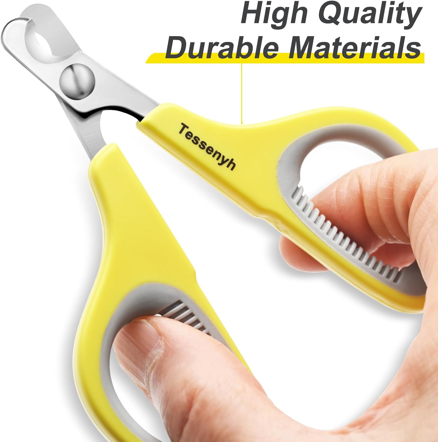 Professional Cat Nail Clipper, Stainless Steel Cat Nail Trimmer for Small Animals, with Sharp Blade and Anti-Slip Handles for Safe and Effective Grooming - Image 4