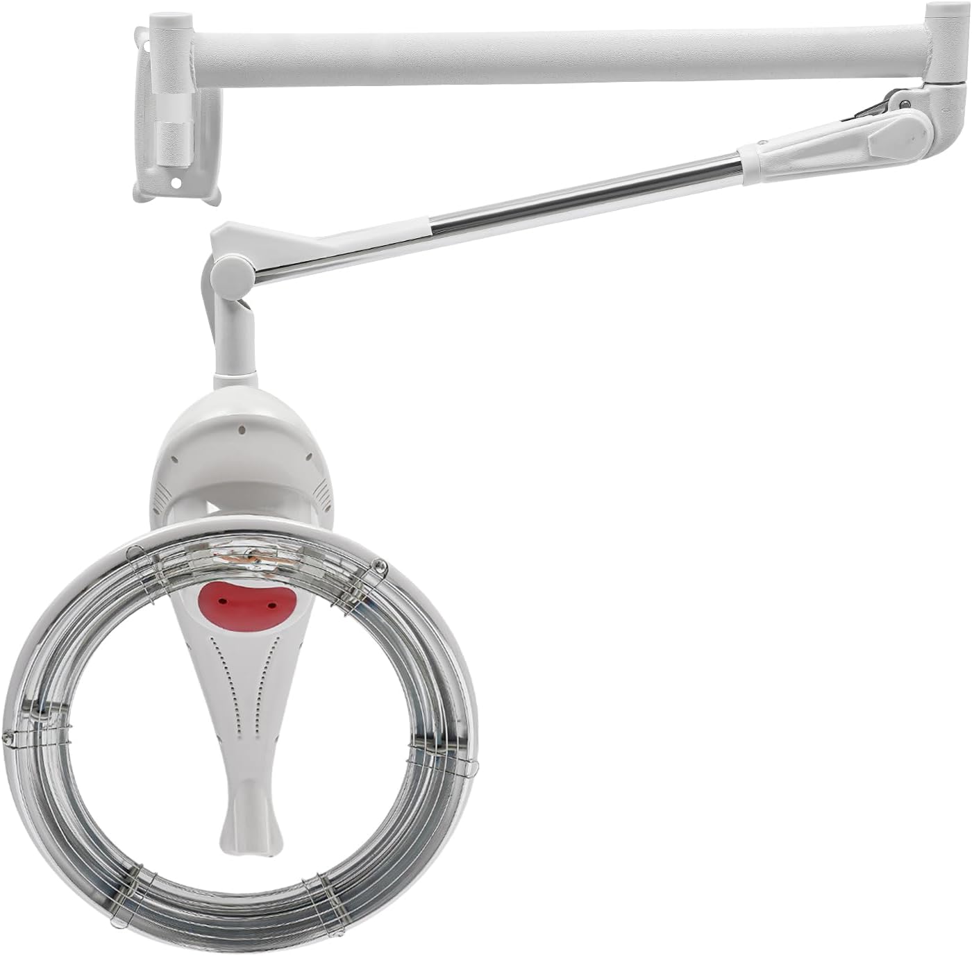 Professional Hair Heat Lamp for Salon, 104-140℉ Wall Mount Rotating Dryer Machine, White - Image 9