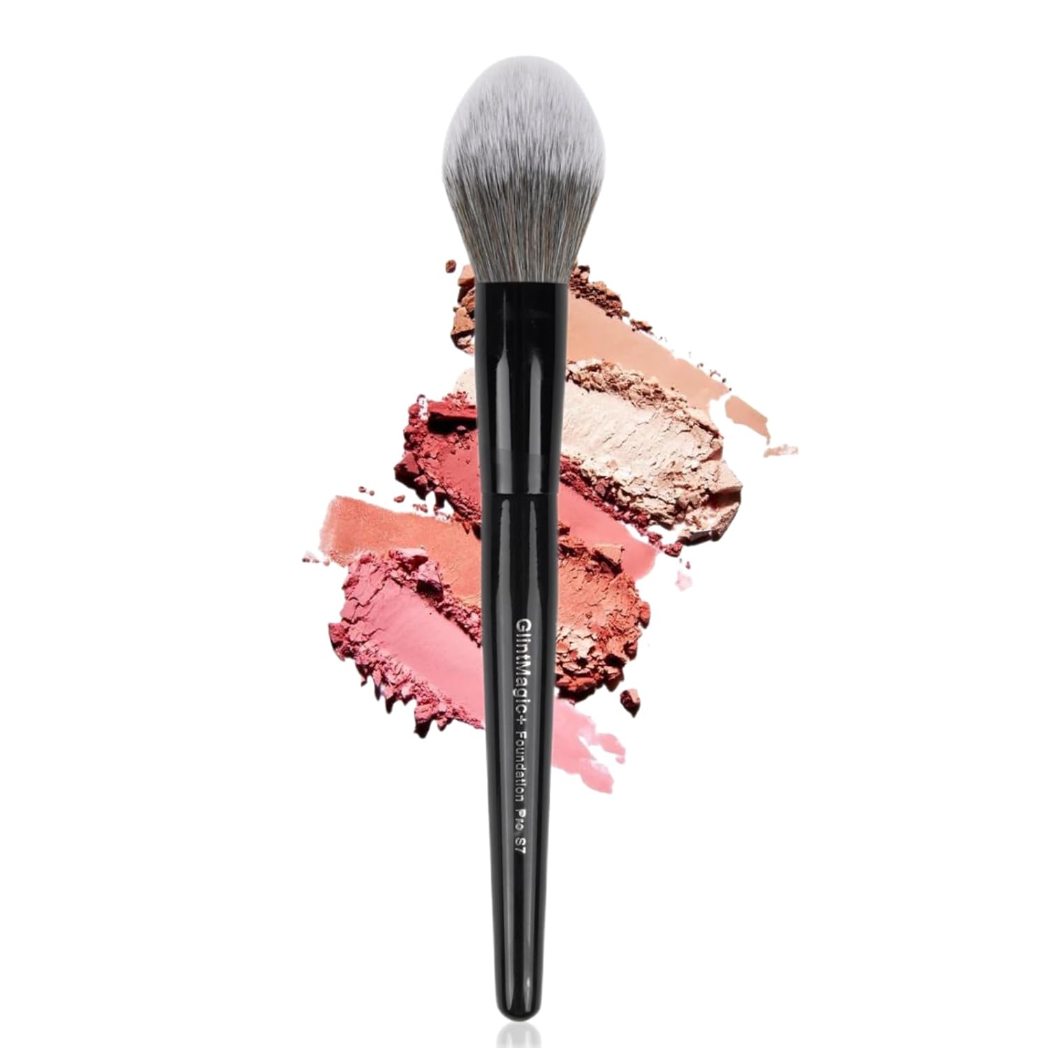 Professional Powder Brush for Loose/Pressed Powder, Tapered Setting Powder Brush, Ultra-Soft Bristles Use for Blush & Bronzer Airbrush Finish, Mineral Makeup, Face Foundation&Contouring