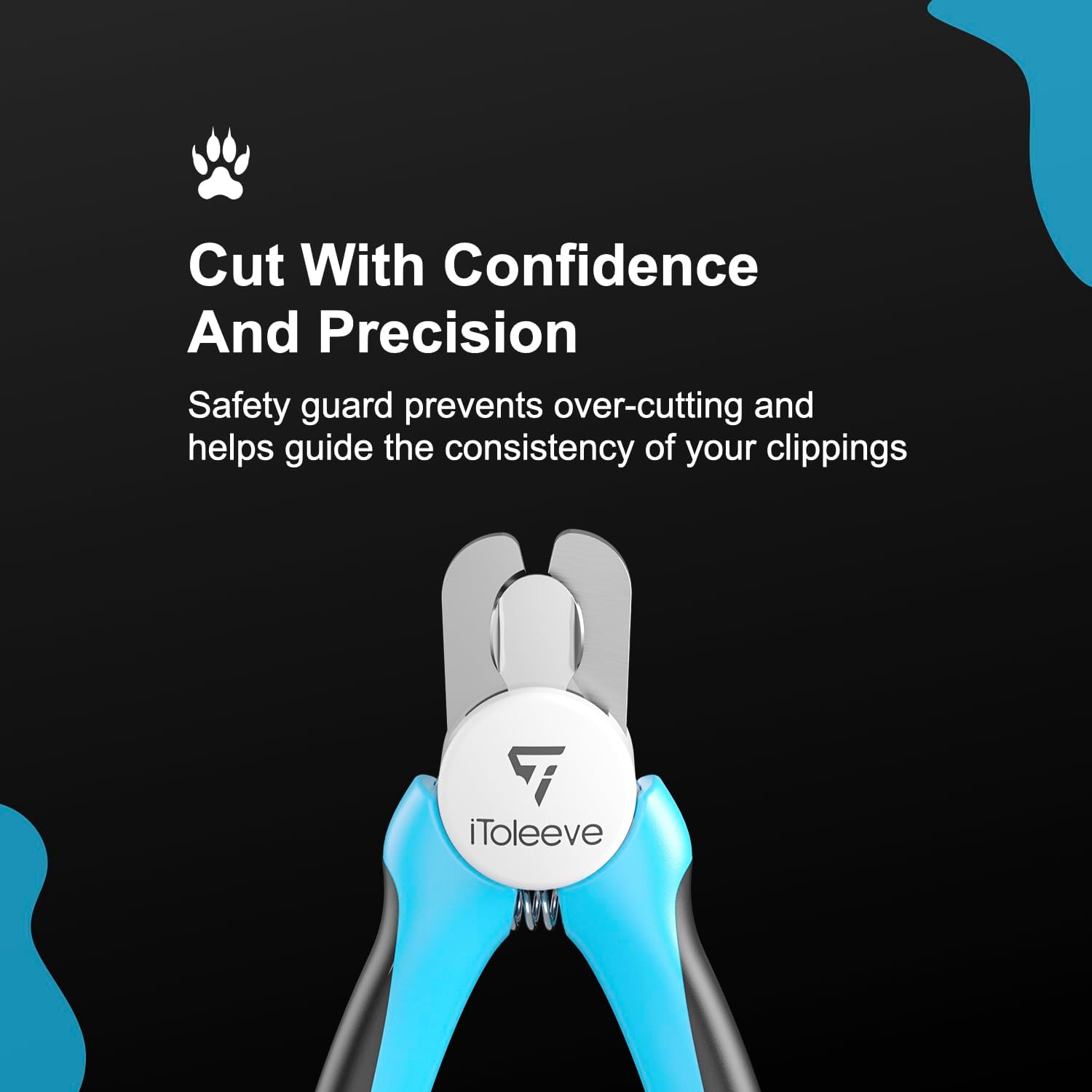 Professional Small Dog & Cat Nail Clippers with Nail File - Extra Sharp, Safe & Easy Trimming for Thick Nails - Safety Guard to Prevent Overcutting - Ideal for Small & Medium Breeds - Image 5