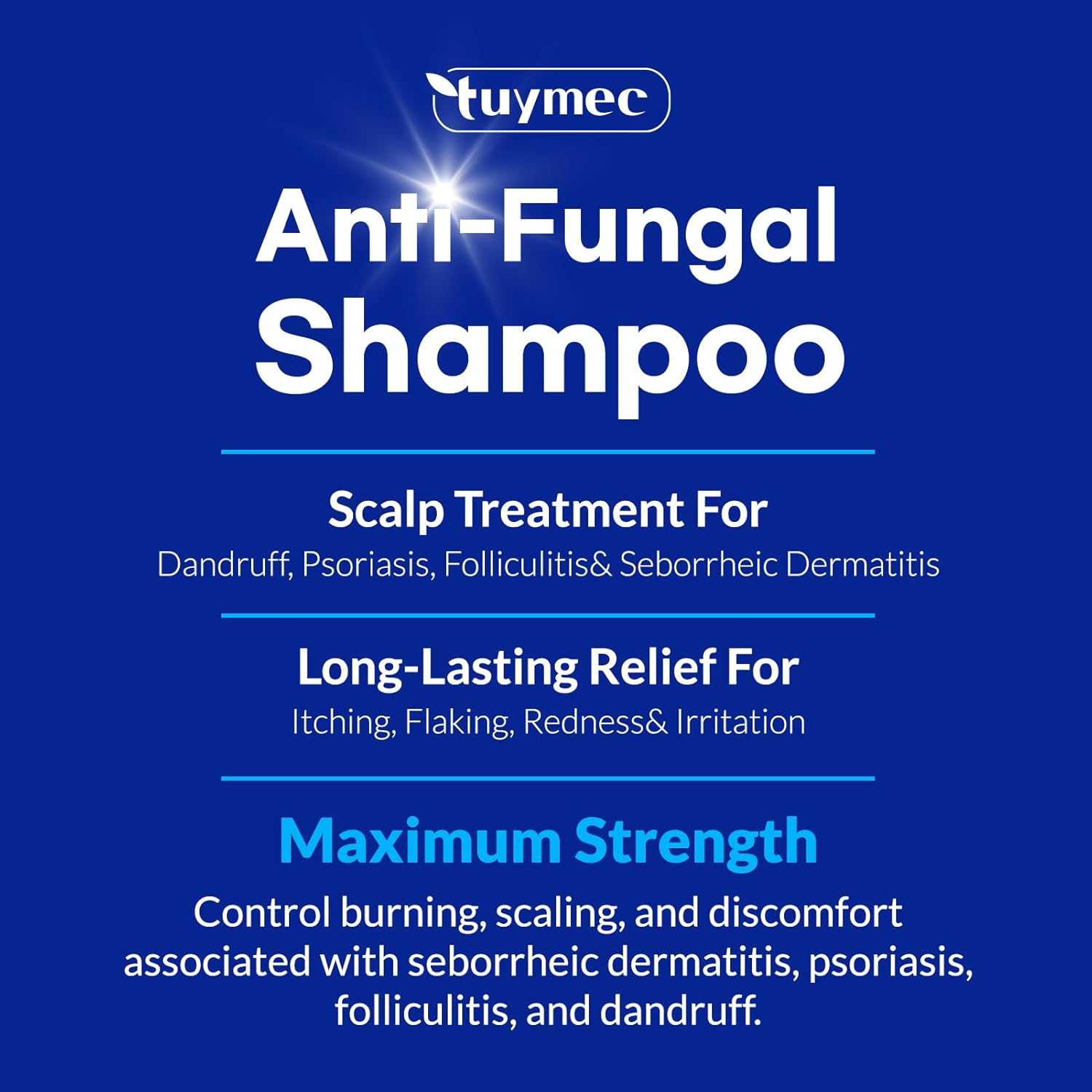 Psoriasis Shampoo, Seborrheic Dermatitis Shampoo, Folliculitis Shampoo, Dandruff Shampoo for Men and Women, Anti-Fungal Shampoo for Dandruff 300ML. - Image 4