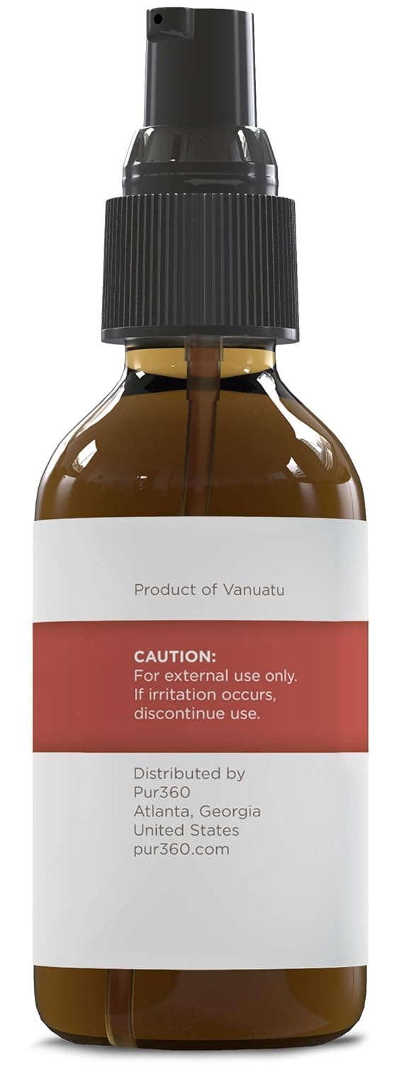 PUR360 Tamanu Oil - Best Treatment for Psoriasis, Eczema, Acne Scar, Rosacea - Relief for Dry, Scaly Skin, Scalp and More - Cold Pressed – Proven 100% Pure - Image 5