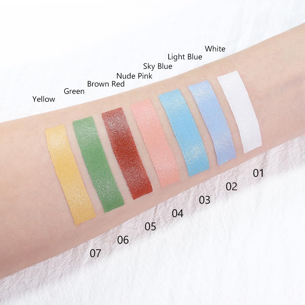 Purple Light Blue Camo Concealer, Full Coverage, Highly Pigmented Concealer With Matte Finish, Crease-proof, Covers Under Eye Dark Circles & Blemishes - Long-Lasting, 0.088 Fl Oz - Image 5