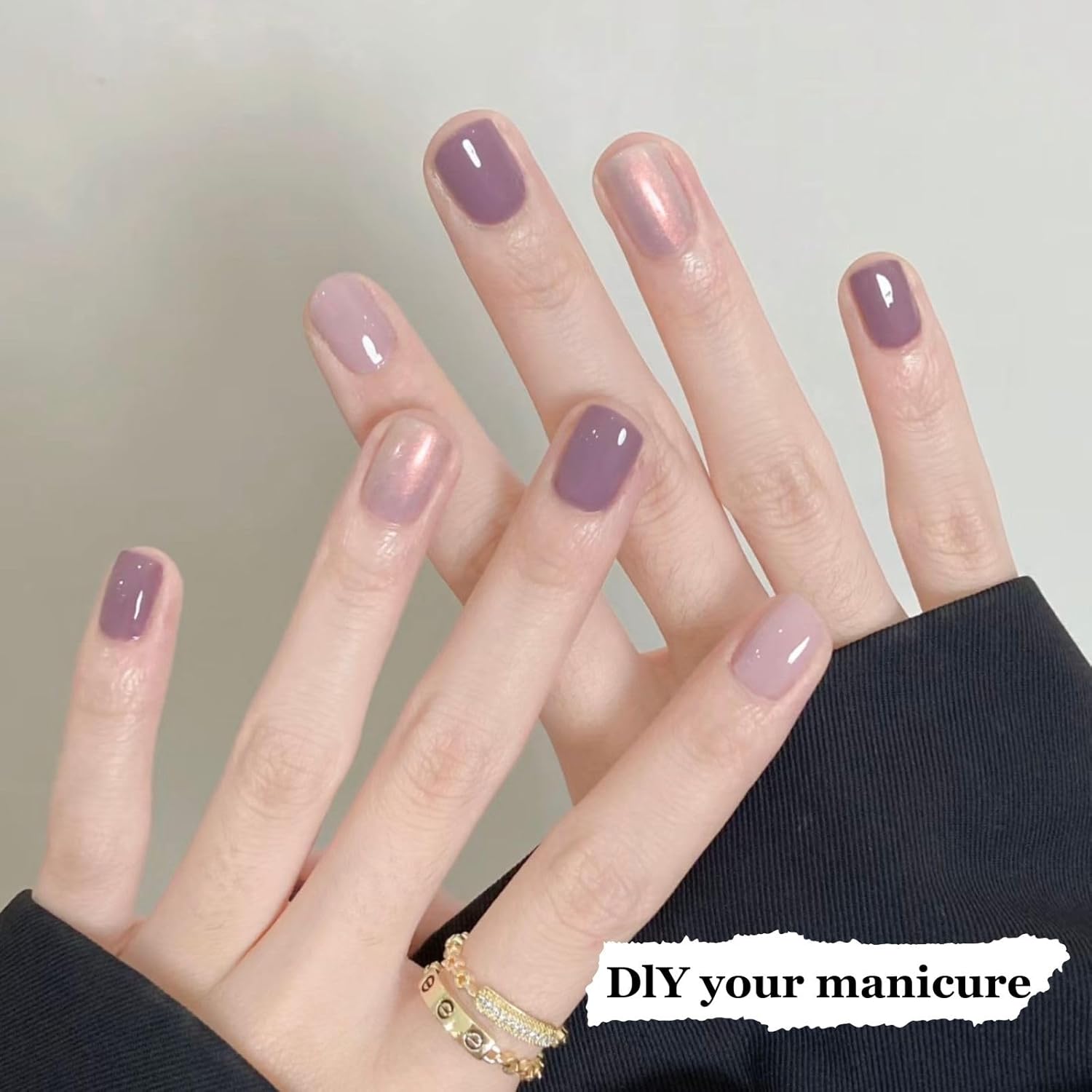 Purple Pearl Nail Polish - Shimmer Nail Polish - Mermaid Pearl Blue Aurora Effect Nail Polish Quick Dry Nail Polish - Pink Pearl Nail Polish for Nail Art DIY Manicure at Home - Image 6
