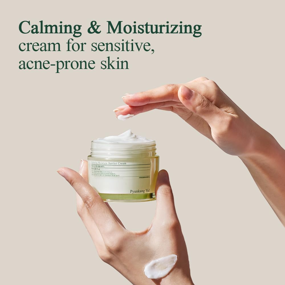 Pyunkang Yul [PKY Calming Moisture Barrier Cream Instantly Soothes Sensitive Skin, Hyaluronic Acid & Ceramide for Hydration, Vegan, Korean Skincare (1.69 Fl. Oz, 50ml) - Image 3