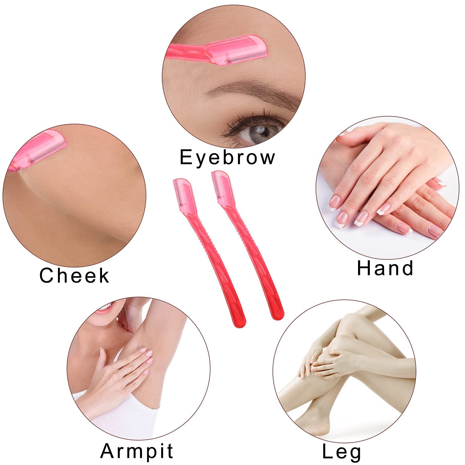 Real Perfection Makeup Brush Set 16 Pcs with 1 Eyebrow Razor Premium Synthetic Foundation Powder Concealers Eyeshadow Blush Makeup Brushes Make up Brushes Kit (Black) - Image 7