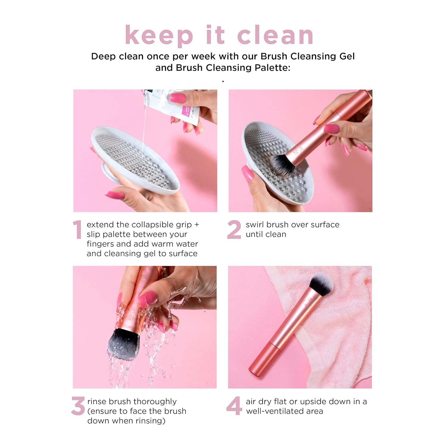 Real Techniques Brow Styling Set, For Lifting Brows, Fill & Style, Dual-ended Makeup Brushes, Full Kit for Eyebrows, Get Full, Laminated, or Natural Brows, Multiuse Tools, 3 Piece Set - Image 12