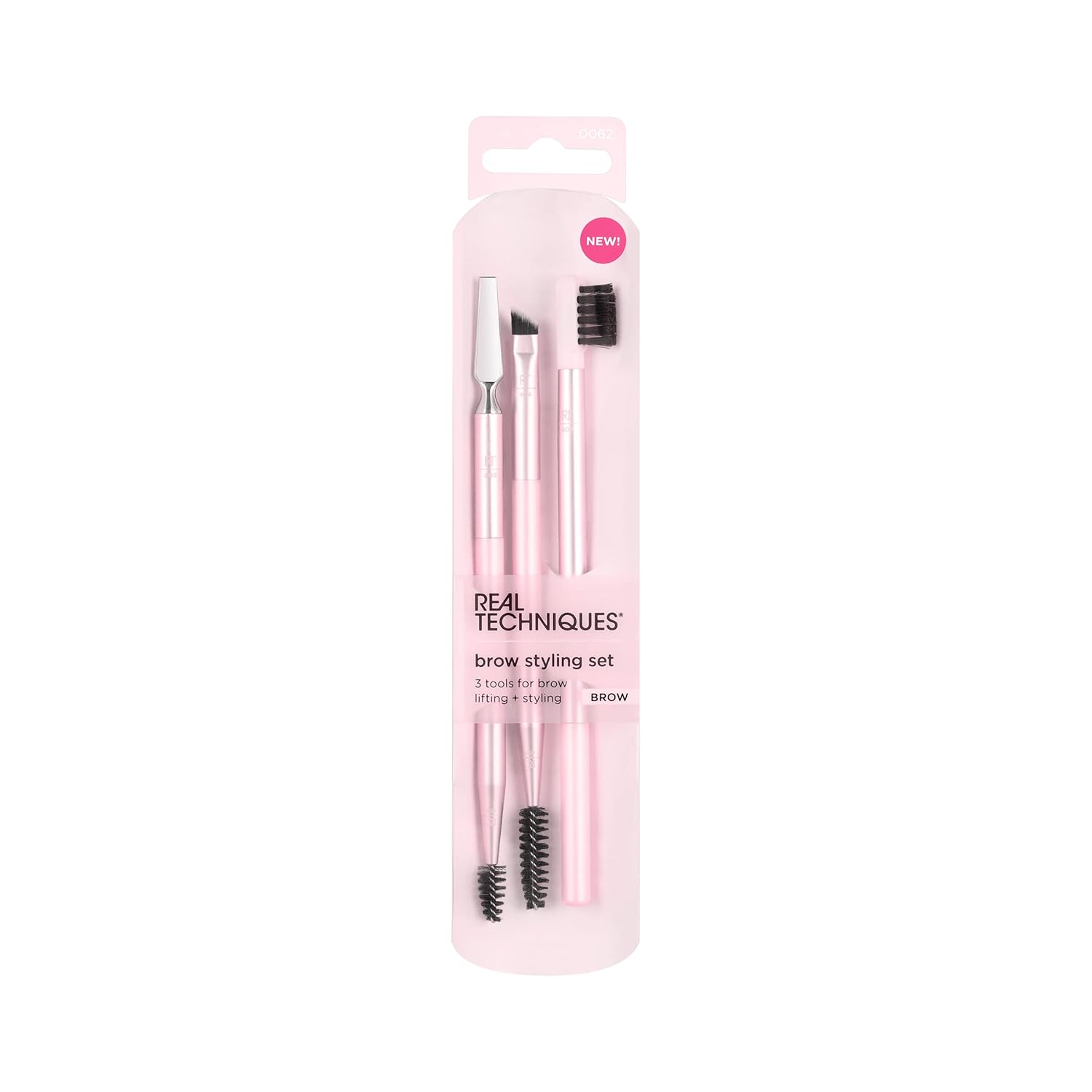 Real Techniques Brow Styling Set, For Lifting Brows, Fill & Style, Dual-ended Makeup Brushes, Full Kit for Eyebrows, Get Full, Laminated, or Natural Brows, Multiuse Tools, 3 Piece Set - Image 3