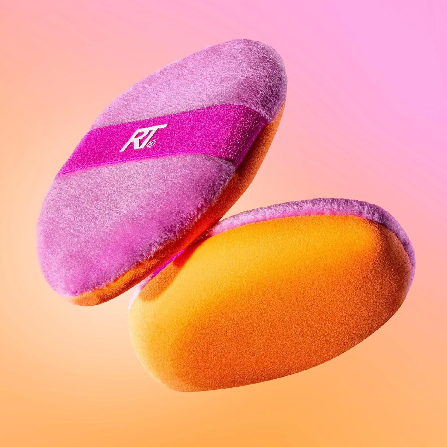 Real Techniques Miracle 2-In-1 Powder Puff 2 Pack, Dual-Sided, Full Size Makeup Blending Puff, Reversible Elastic Band, Makeup Sponge & Powder Puff, For Liquid, Cream & Powder Products, Crulety-Free - Image 16