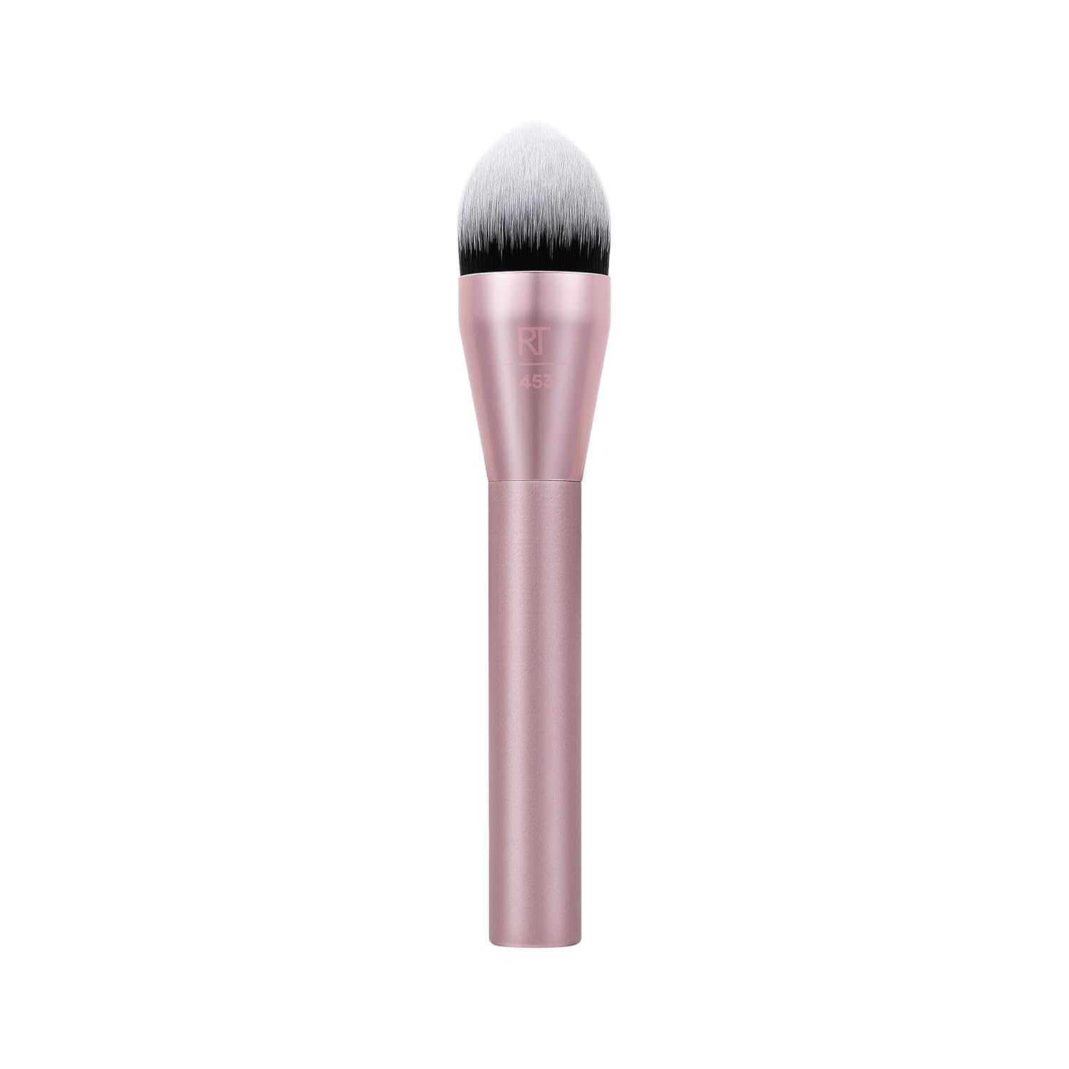 Real Techniques Power Pigment Blush Makeup Brush, Cheek Brush For Liquid & Cream Blush, Dense, Synthetic Bristles, Unique Pointed Shape For Precise Application, Vegan & Cruelty Free, 1 Count - Image 2