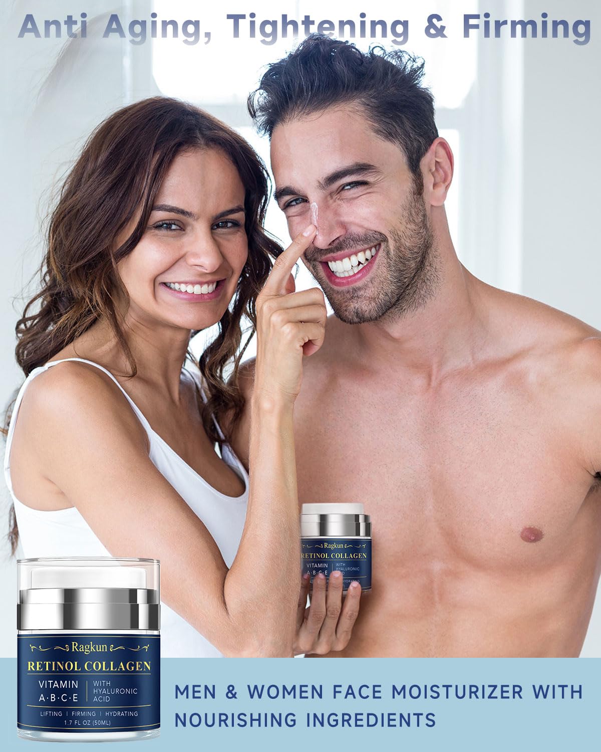 Retinol and Collagen Cream for Face and Neck, Anti-Aging Moisturizer 1.7 fl. oz - Image 7