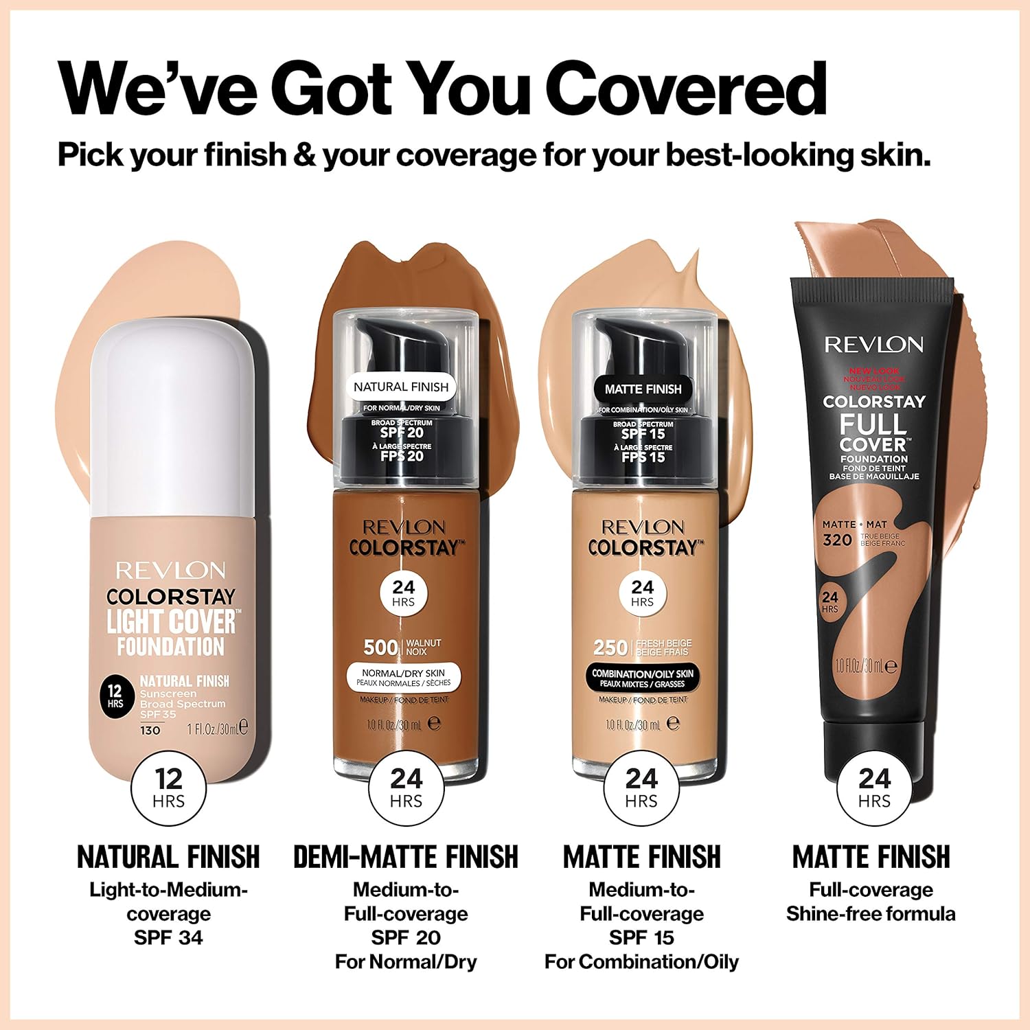 Revlon ColorStay Light Cover Liquid Foundation, Hydrating Longwear Weightless Makeup with SPF 35, Light-Medium Coverage for Blemish, Dark Spots & Uneven Skin Texture, 150 Buff, 1 fl. Oz - Image 8