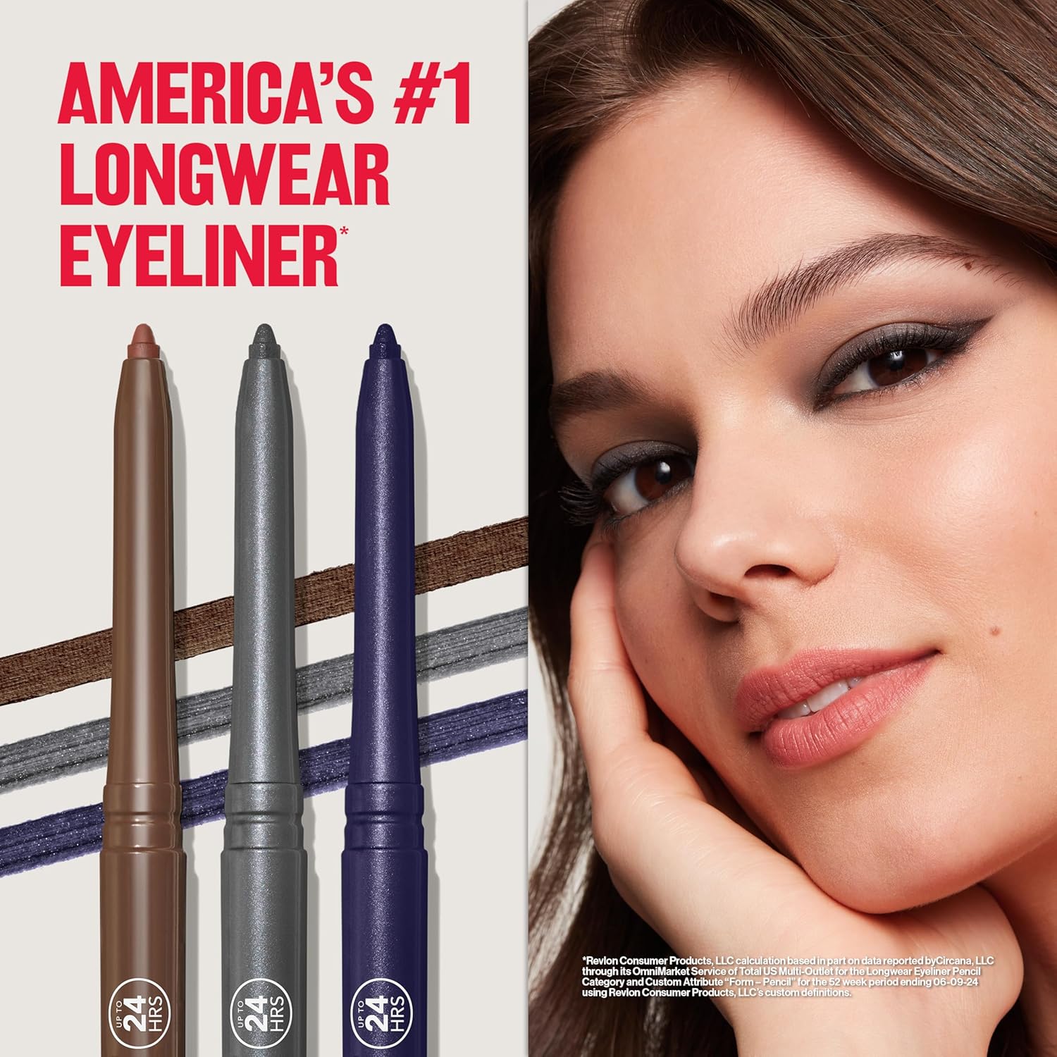 Revlon ColorStay Pencil Eyeliner with Built-in Sharpener, Waterproof, Smudgeproof, Longwearing Eye Makeup with Ultra-Fine Tip, 201 Black, 0.01 oz - Image 7