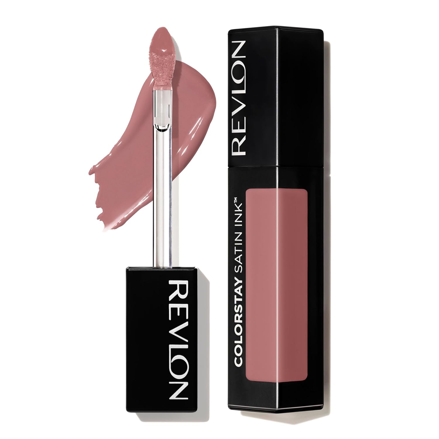 Revlon ColorStay Satin Ink Liquid Lipstick, Longwear Rich Lip Colors, Formulated with Black Currant Seed Oil, 007 Partner in Crime, 0.17 fl oz