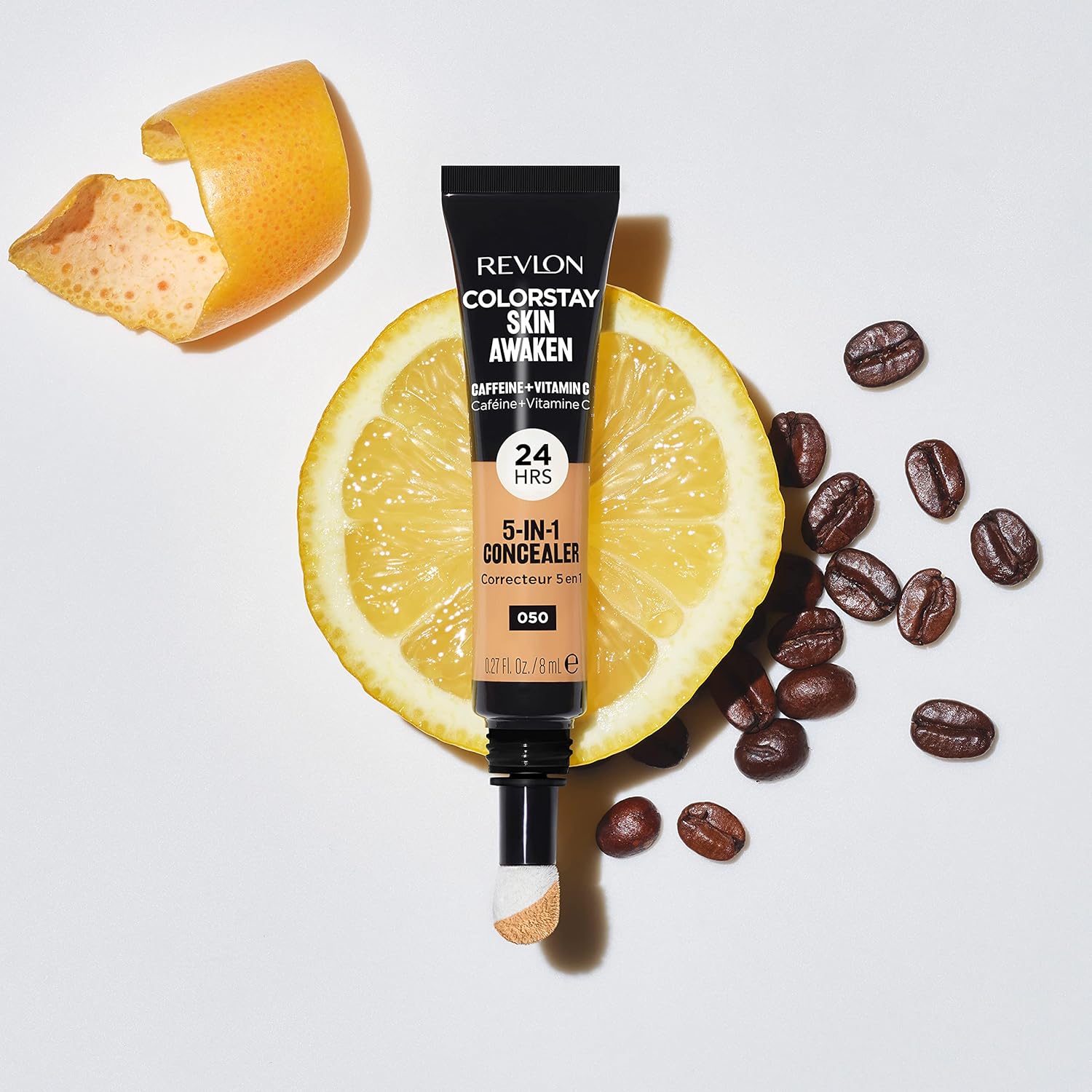 Revlon ColorStay Skin Awaken 5-in-1 Concealer, Lightweight, Creamy Longlasting Face Makeup with Caffeine & Vitamin C, For Imperfections, Dark Circles & Redness, 075 Hazelnut, 0.27 Fl Oz (Pack of 2) - Image 5