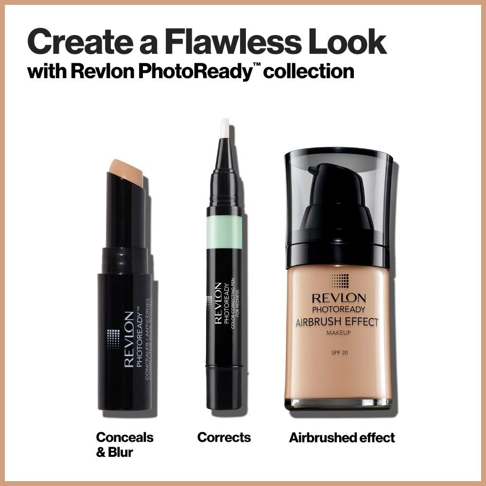 Revlon Concealer Stick, PhotoReady Face Makeup for All Skin Types, Longwear Medium- Full Coverage with Creamy Finish, Lightweight Formula, 005 Medium Deep, 0.16 Oz - Image 7