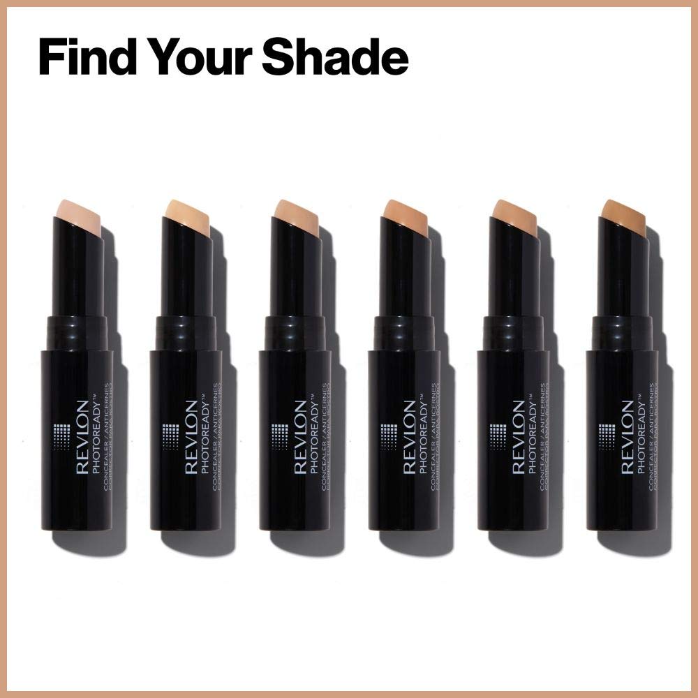 Revlon Concealer Stick, PhotoReady Face Makeup for All Skin Types, Longwear Medium- Full Coverage with Creamy Finish, Lightweight Formula, 005 Medium Deep, 0.16 Oz - Image 5