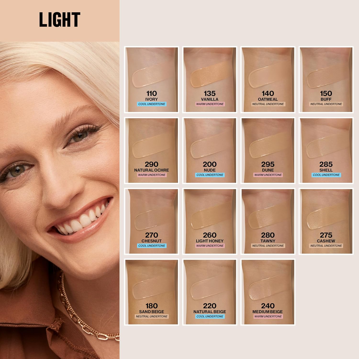 Revlon Liquid Foundation, ColorStay Face Makeup for Combination & Oily Skin, SPF 15, Medium-Full Coverage with Matte Finish, 180 Sand Beige, 1 Fl Oz - Image 7