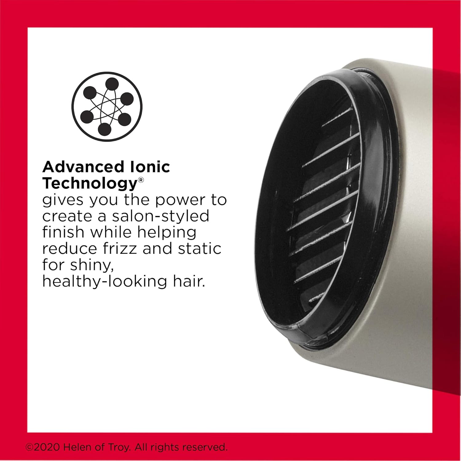 REVLON Turbo Hair Dryer | 1875 Watts of Maximum Shine, Fast Dry (Silver) & Compact Hair Dryer | 1875W Lightweight Design, Perfect for Travel, (Black) - Image 3