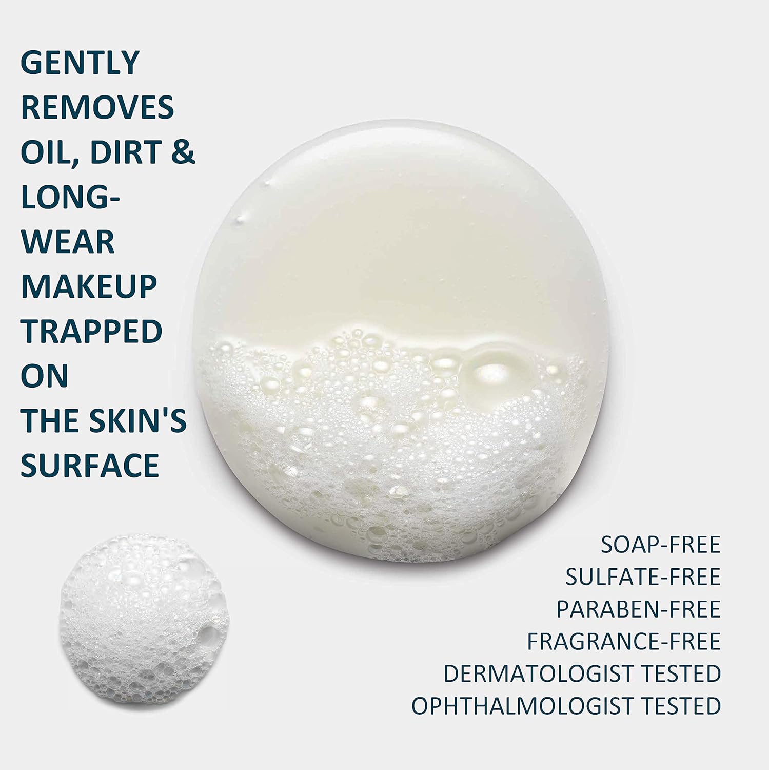 RoC Retinol Correxion Deep Wrinkle Serum Facial Cleanser with Niacinamide for Anti-Aging and Fine Lines, Long-Wear Makeup Remover, Fragrance Free Skin Care, Opthalmologist Tested, 6 Ounces - Image 2