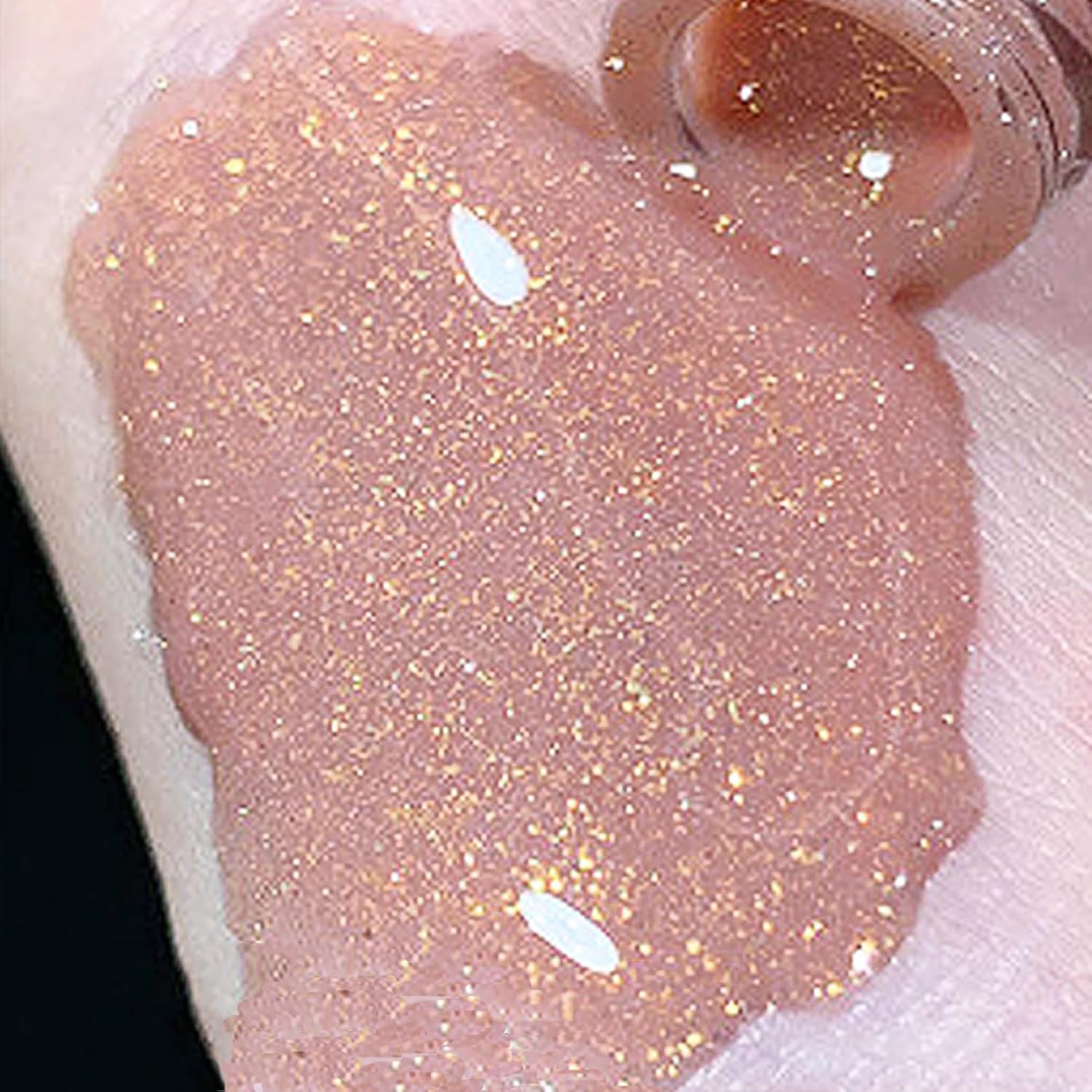 Rose Gold Nail Polish - Quick Dry Nude Jelly Gel-like Polish, Neutral Translucent Pink for Women, Vegan 12ML No UV Light Needed - Image 7