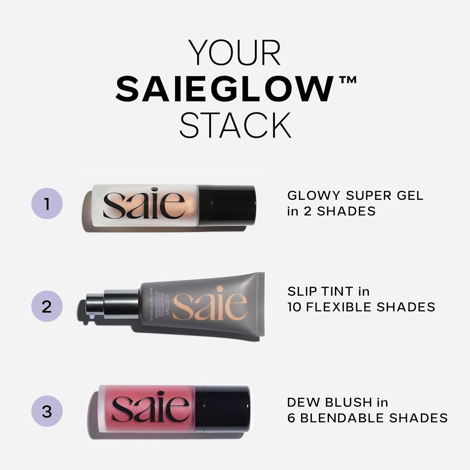 Saie Slip Tint SPF 35 Medium Coverage Tinted Moisturizer for Glowy Skin Three + Half 1.35 oz - Image 8